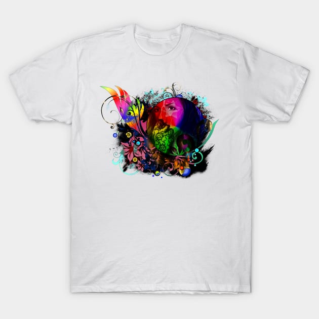 Rainbow Art T-Shirt by Danion